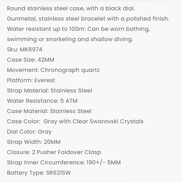 Michael Kors Everest watch - Picture 8 of 8